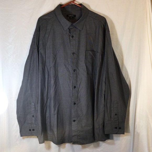 Claiborne shirt men’s size 2xl multi color button up long sleeve front pocket - Picture 1 of 10
